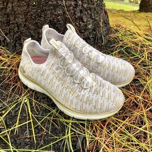 Gold Sparkly Slip-On Sketchers